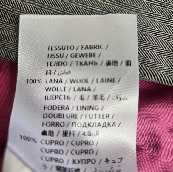 Alexander McQueen Women's Size 40 Gray Houndstooth One Button Wool Blazer New - Picture 9 of 11